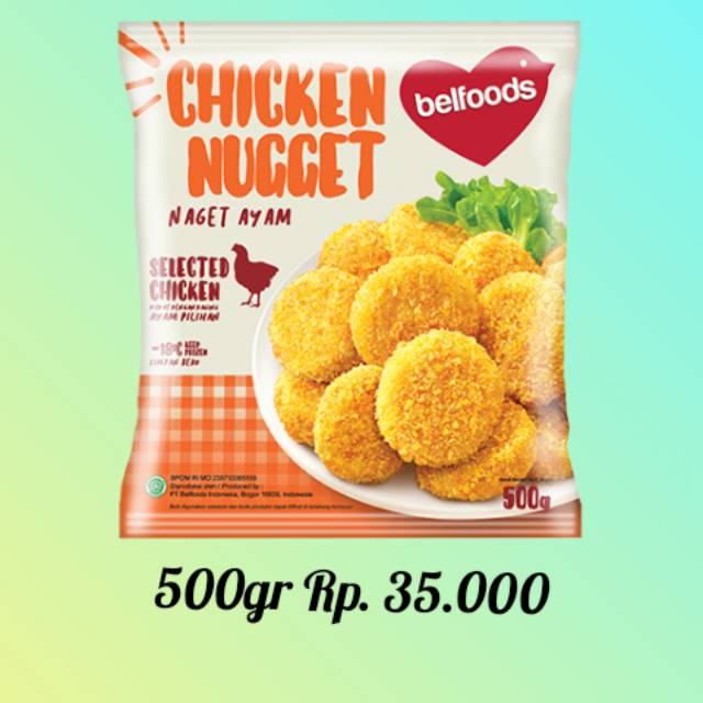 

Nugget belfoods 500gr