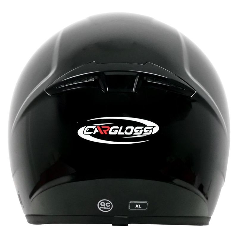 Helm Cargloss Full Face Original CK CR - Deep Black Glossy XL