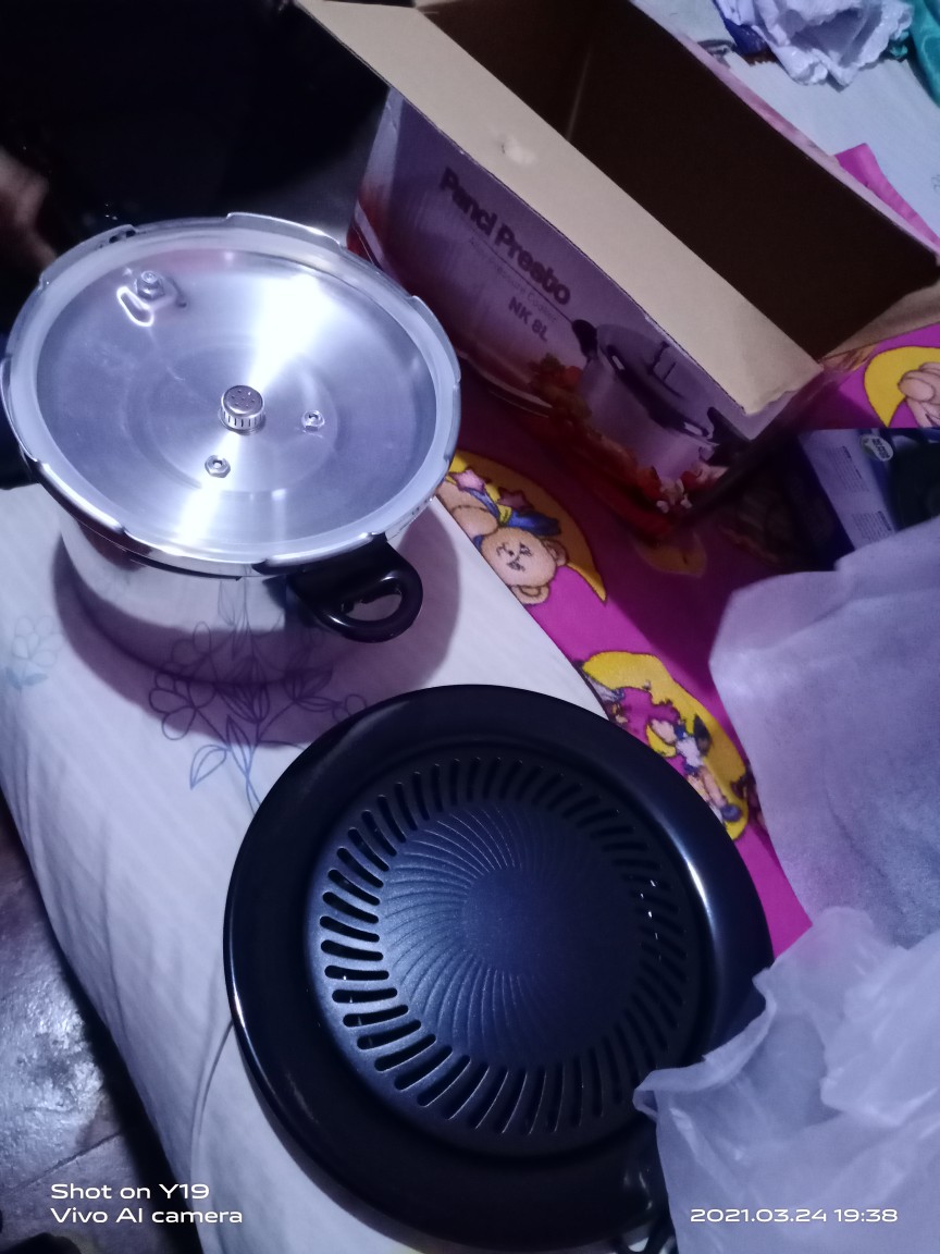 Panci Presto Niko 8 Liter 24 Cm Tutup Kaca Pressure Cooker Niko 2 In 1