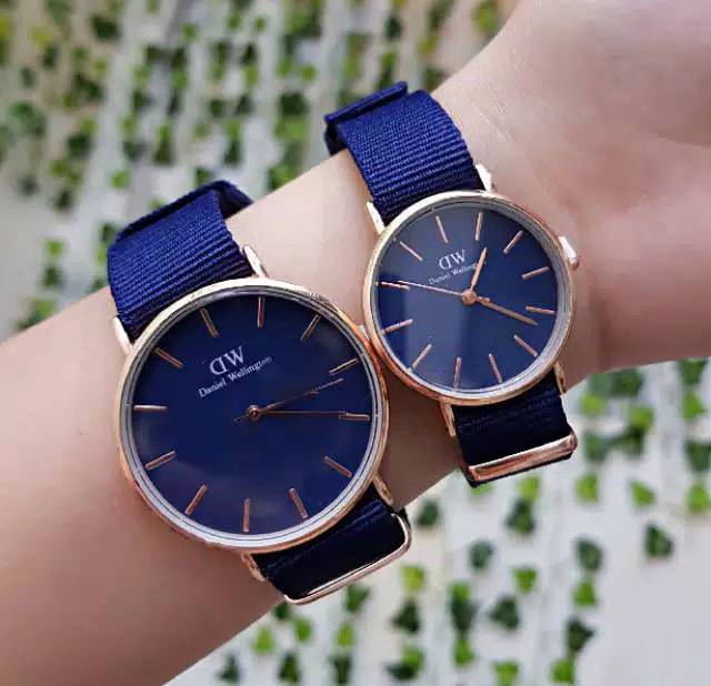 Jam Tangan Couple Dw Kanvas Harga Couple