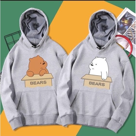 MYSTIQUE.ID-HOODIE COUPLE WE BEARS BEARS ICE BEAR&amp;BEAR LUCU DAN AESTHETIC