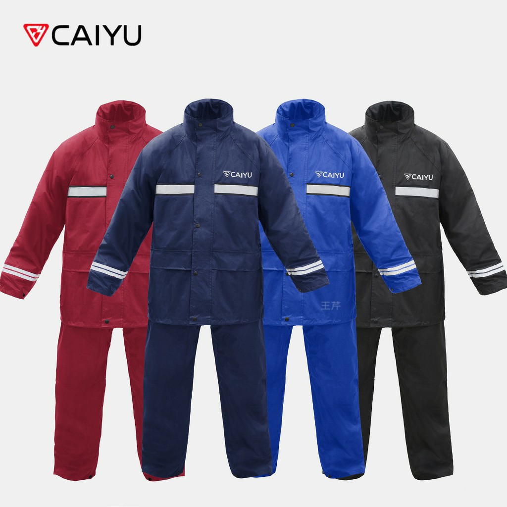 Jas Hujan Caiyu Original - B   ahan Taslan Raincoat Anti