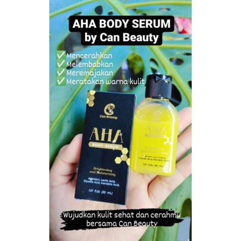 AHA Body Booster Bright Serum Precious Skin/ AHA Can Beauty/ AHA body serum can beauty .