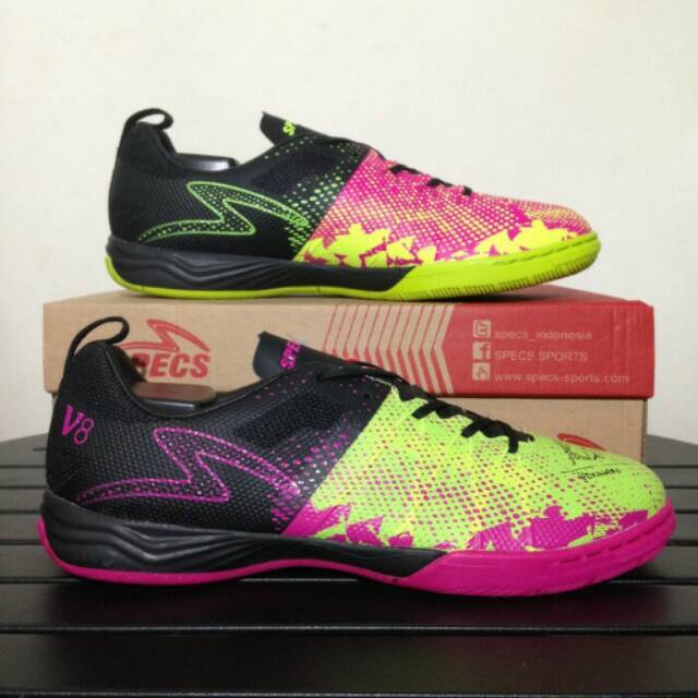 SEPATU FUTSAL SPECS METASALA COMBAT V8 (beda warna kanan kiri) Limited Edition Bonus Kaos kaki Specs