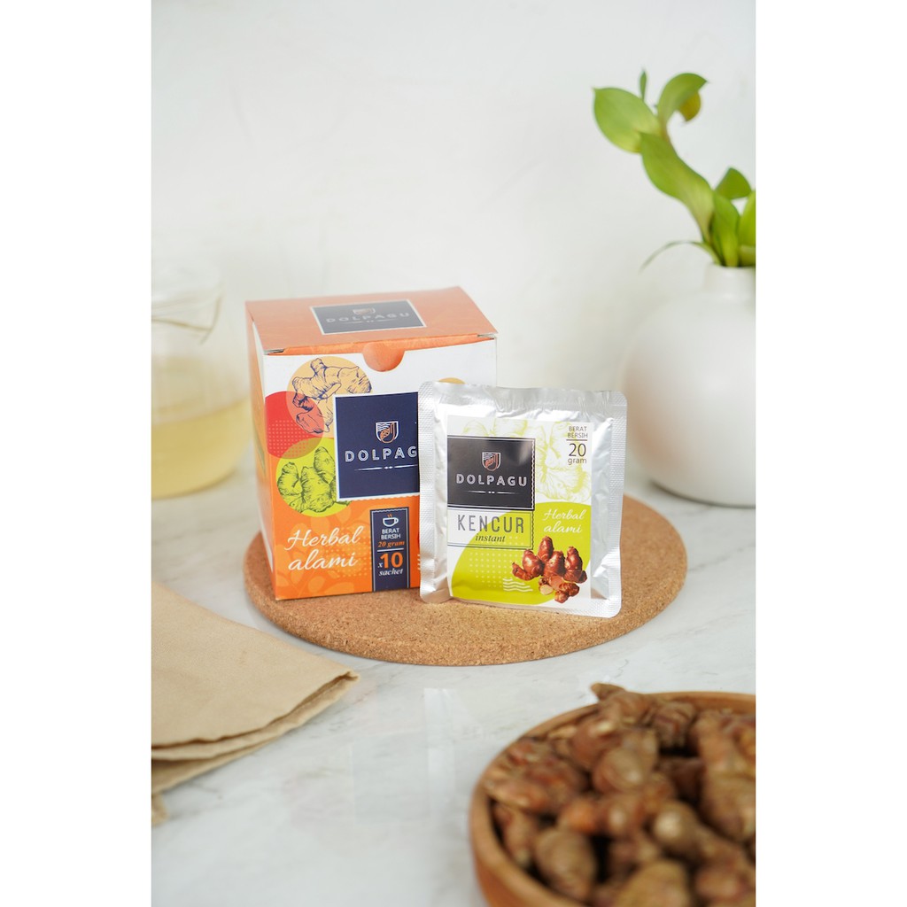 

Minuman Instant instan Kencur Dolpagu - 1 Box isi 10 Sachet