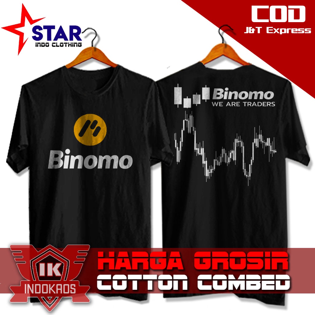 Kaos Binomo Trading Lengan Pendek