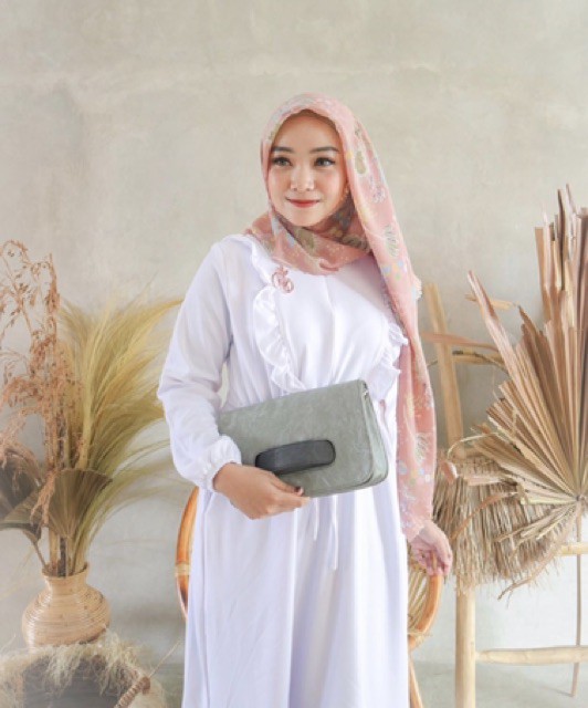 Koyu Hijab L.Zara Cela Dress Premium