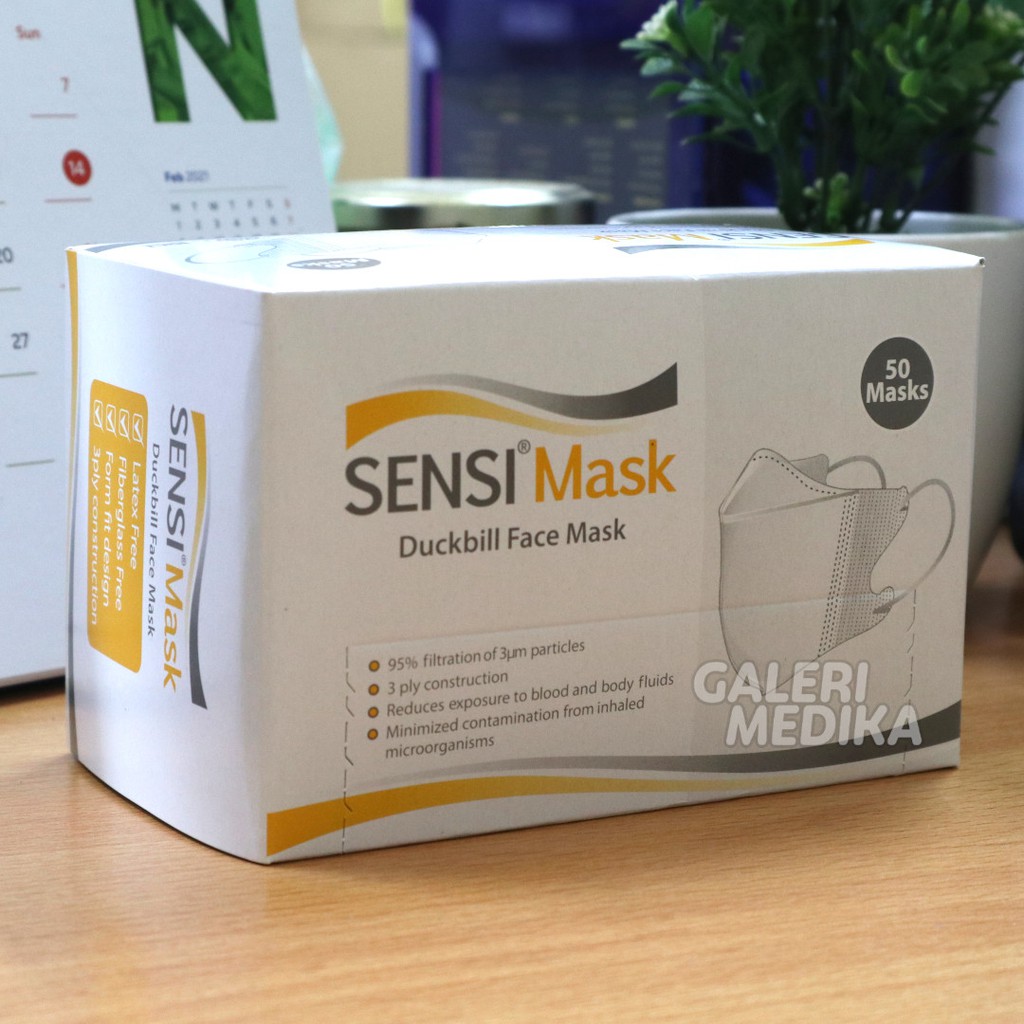 Sensi Mask / Masker Duckbill 3 ply Isi 50 pcs