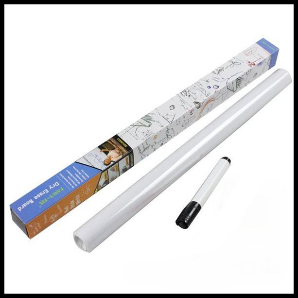 

Dry Erase White Board Sticker Papan Tulis Self Adhesive Whiteboard To