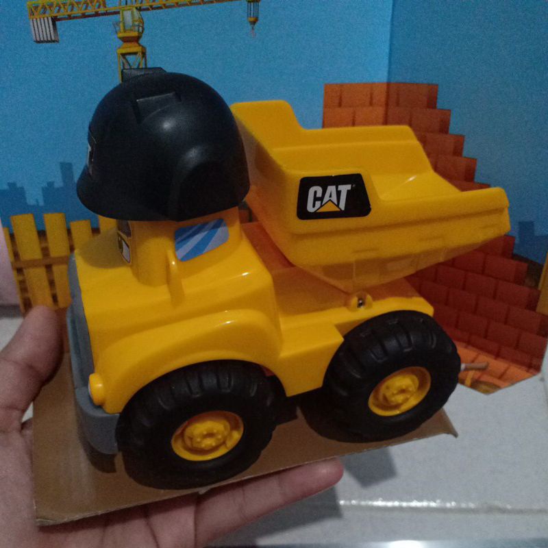 Preloved CAT mobil kuning new