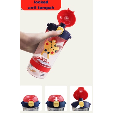 TOMOR waterbottle with snack case 440ml BPA FREE T3007