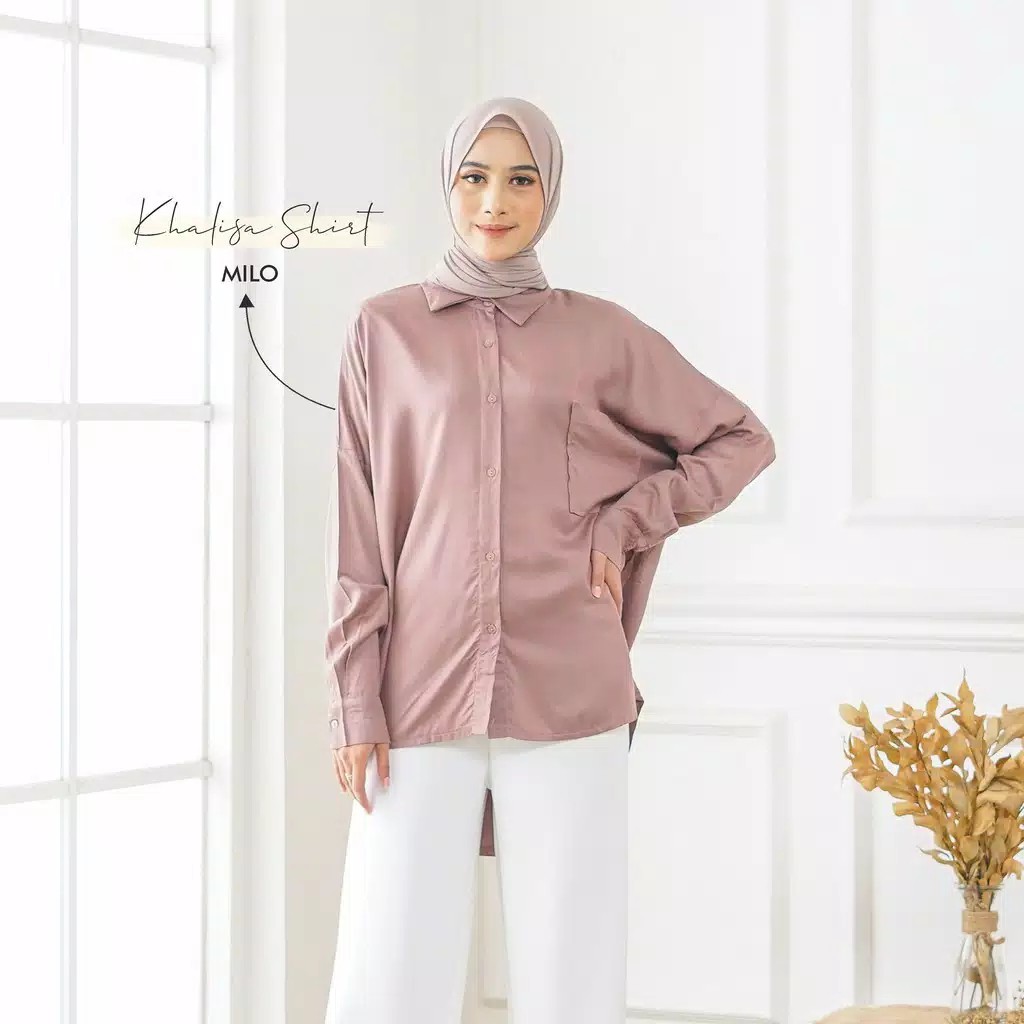 KHALISA OVERSIZE - atasan murah / blouse murah / atasan wanita / blouse wanita / atasan oversize