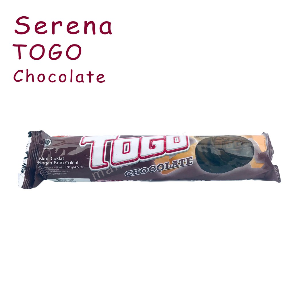 BISKUIT COKLAT DENGAN KRIM COKLAT *TOGO SERENA * 128g