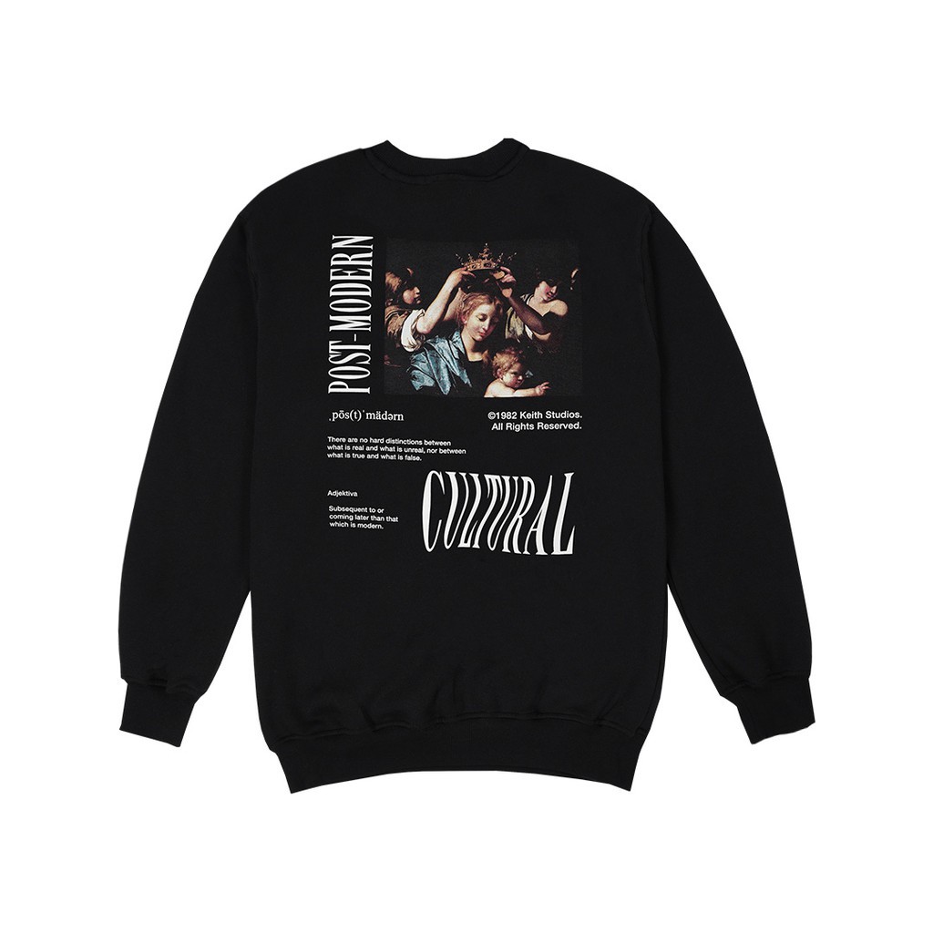 CN POST MODERN - CREWNECK KEITH STUDIO ORI PRIA/WANTA SWEATER HITAM