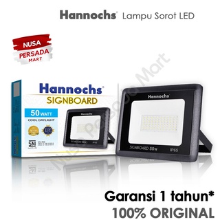 Hannochs Signboard LED Flood Light 50 watt 50W CDL Putih Lampu Sorot