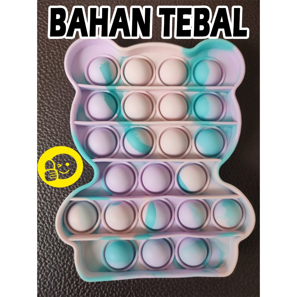 POP IT Among Us Rainbow / pop it fidget toy among us MURAH-Bear Sembur
