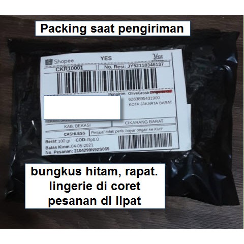 (COD) 645 Lingerie Wanita Sexy Renda Women 645 Perspective Lace Robe Sexy Babydoll Chemise BAJU TIDUR-1