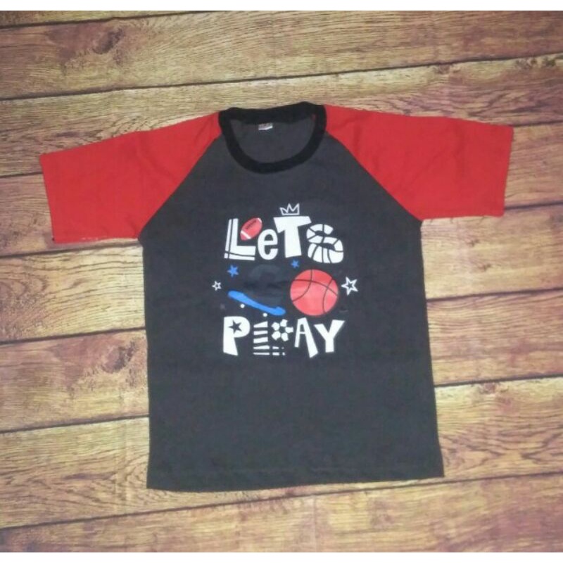 setelan Anak laki-laki kaos distro regal 6,7,8