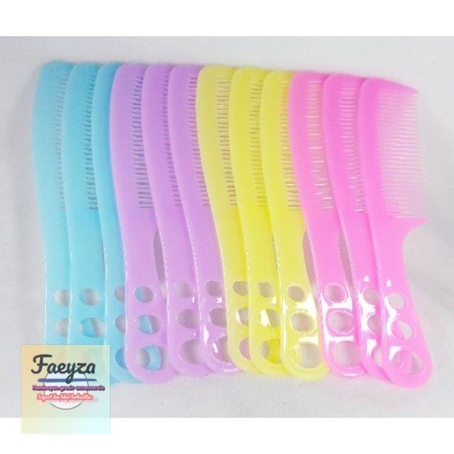 grosir  Sisir isi 12 PCS gagang sugus import