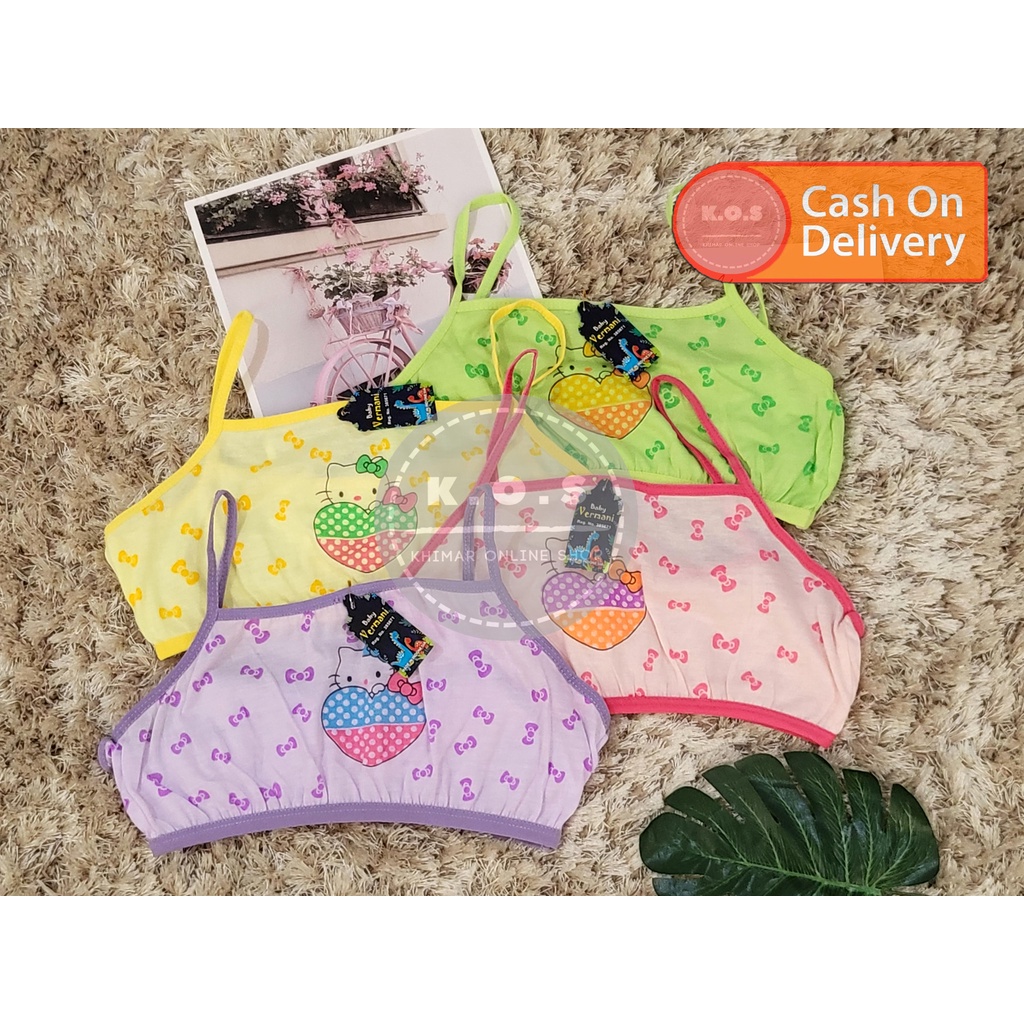 miniset anak katun impor tali kecil