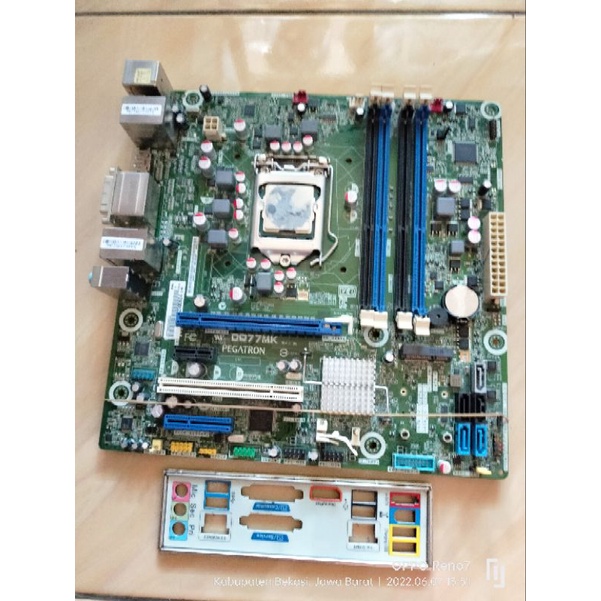 Paket motherboard h61 + intel core i5 2400 usb 3 double lan