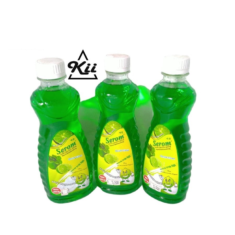 SEROM Sabun Cuci Piring Botol 450ml aroma Jeruk Nipis