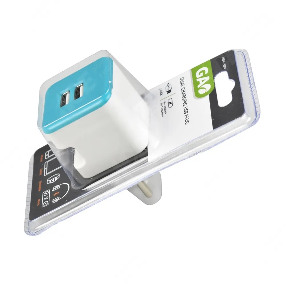 ACE Gao Charger Usb 2 Port - Biru