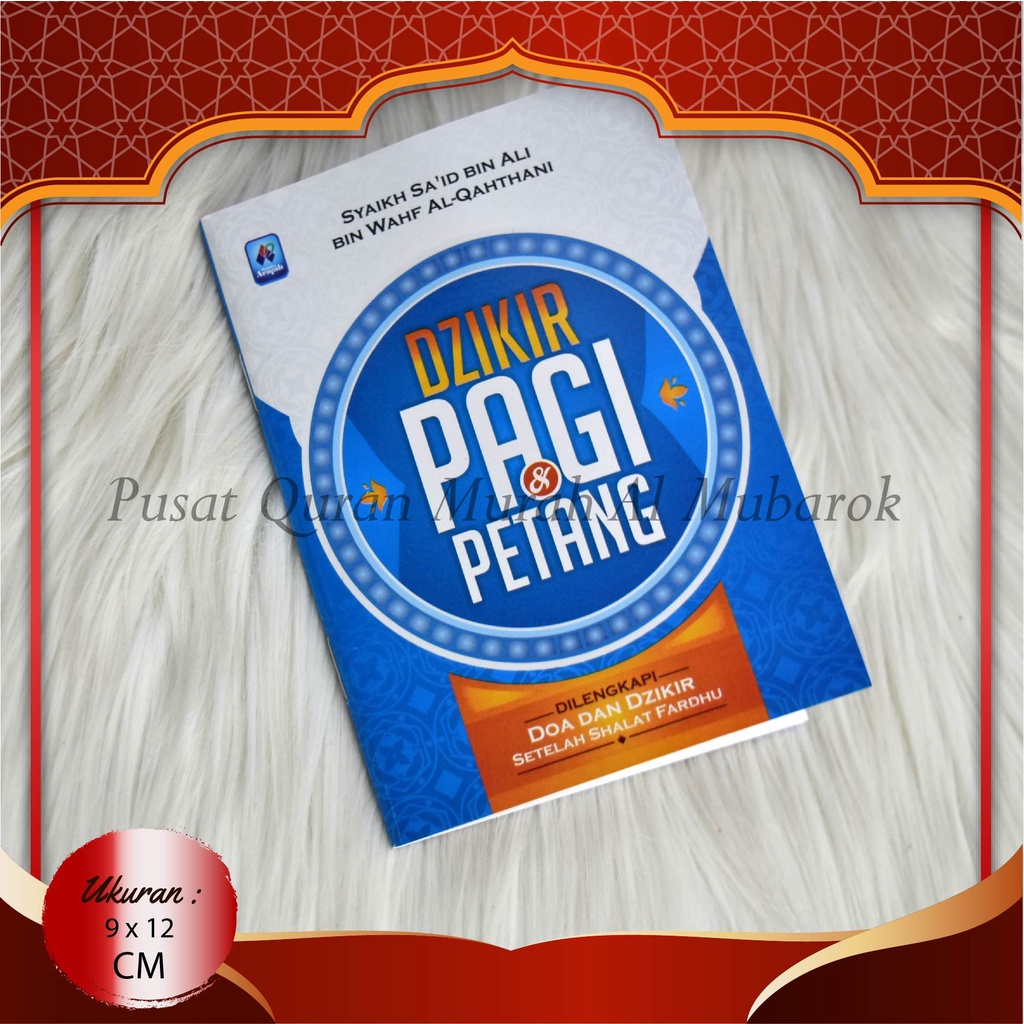 [ISI 10 PCS] bisa COD~ Buku Dzikir Pagi & Petang SOUVENIR - Pustaka Arafah Cover biru - Buku Dzikir 