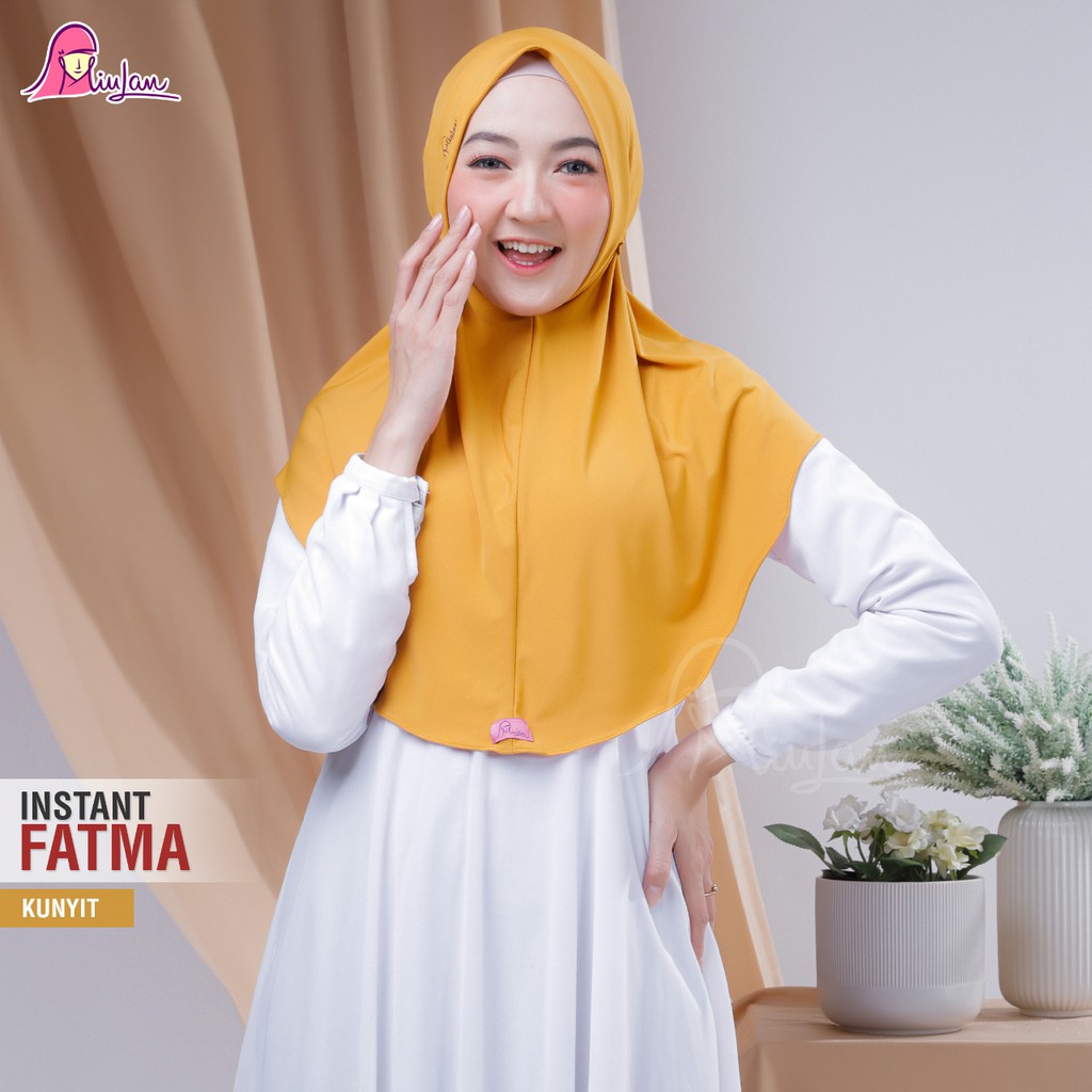 Instan Fatma Miulan-JILBAB OLAHRAGA-HIJAB SPORTY SPORT RENANG-Kunyit