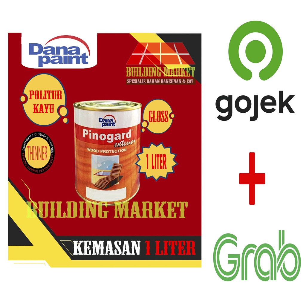 PELITUR POLITUR PLITUR KAYU CAT KAYU PINOGARD EXTERIOR 1 LITER