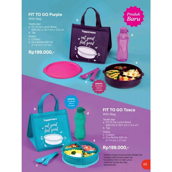 Fit To Go ori tapperware & Ramadhan set