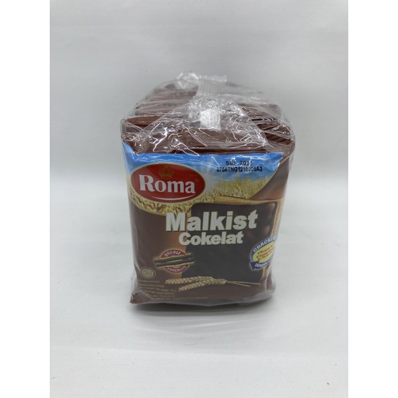 

Roma MALKIST COKELAT 10x18gR RENTENG barcode 8996001302620