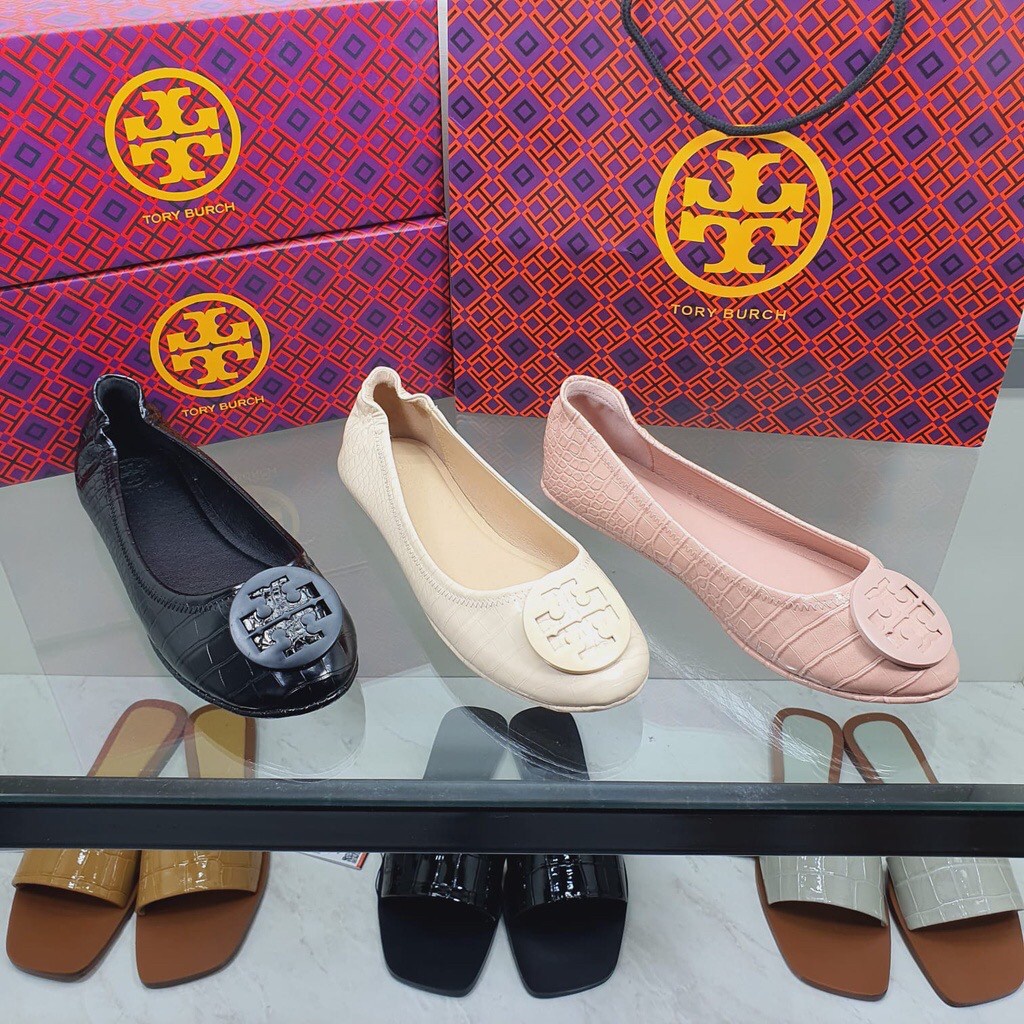 Tory burch flat shoes on sale harga