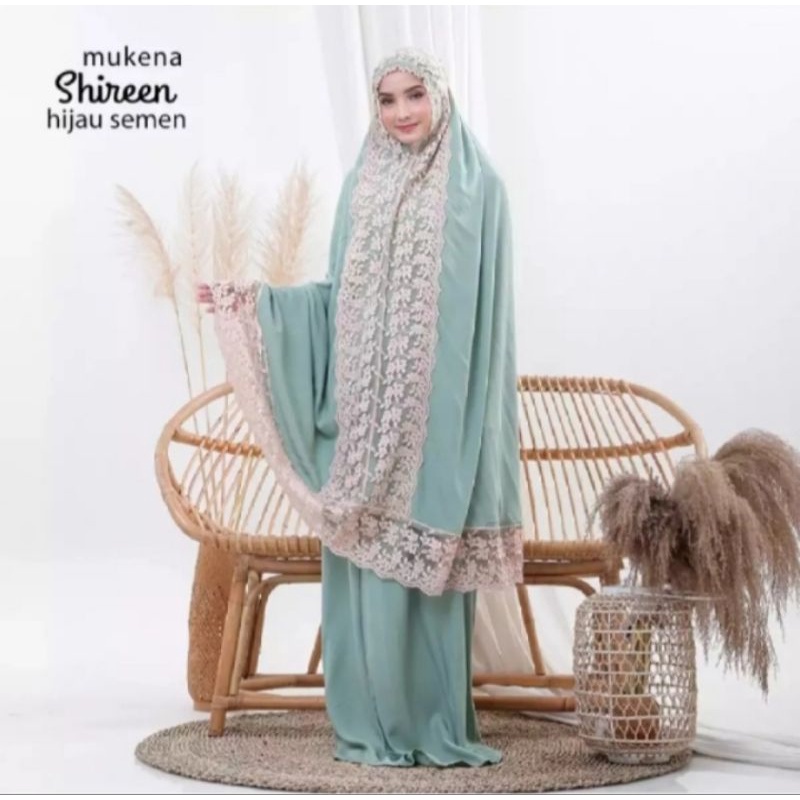 Mukena Lebaran 2023 Mukena Shiren Dewasa / Mukena Renda Mewah COD