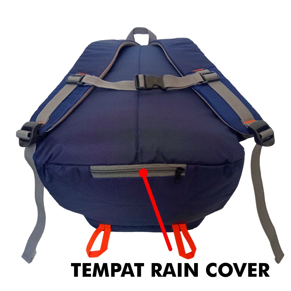 Tas Ransel Pria BONUS RAIN COVER Laptop 15 inch Authentic Elby