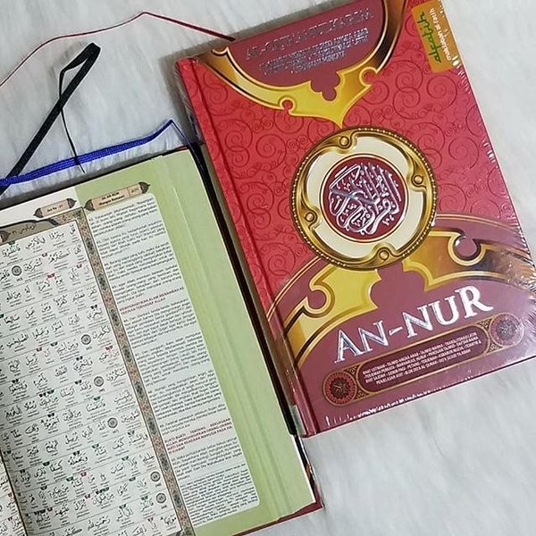 ALquran AN NUR A4 HC/tajwid dan terjemahan perkata/latin