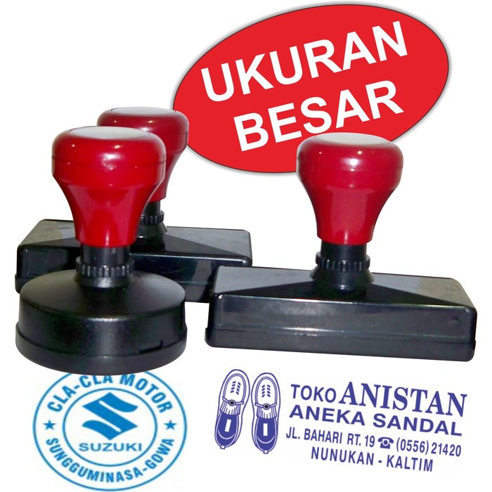 Unik Stempel 1 Warna otomatis Flash ukuran BESAR Diskon