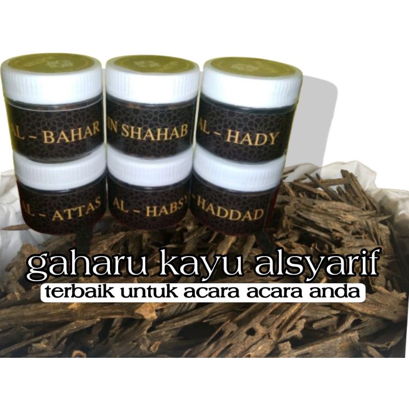 HABIBstore ⭐⭐⭐⭐⭐     gaharu kayu alsyarrif 50gr cup