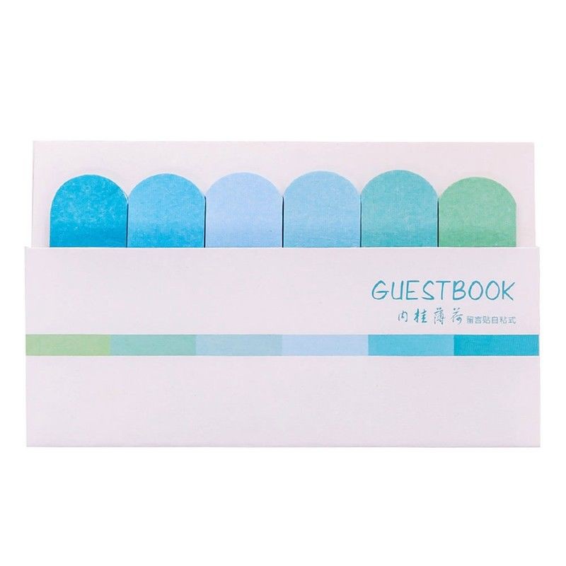 1Pc Sticky Notes Mini Warna Gradasi