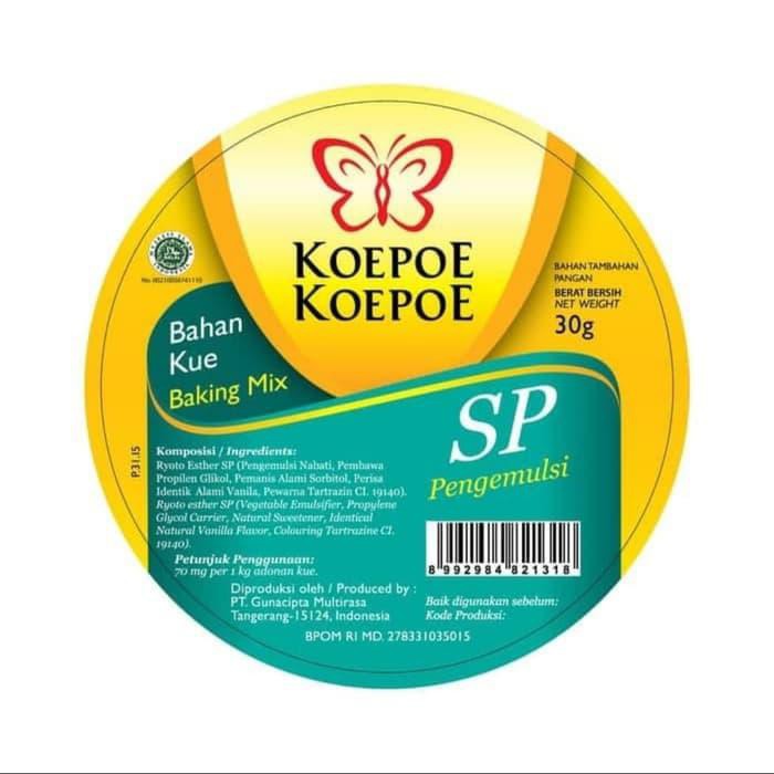 

koepoe koepe sp / bahan kue SP / pengemulsi / baking mix 30 g BERKUALITAS