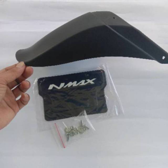 Paket Aksesoris Nmax 2020 mudflap dan Sambungan Spakbor depan Nmax 2020-2021