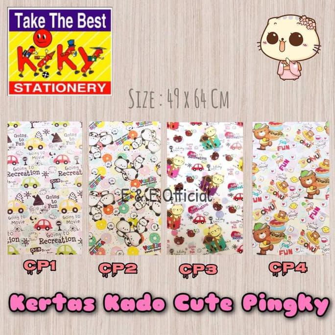 

Plokiju- Kertas Kado Kiky Beruang / Panda / Bear / Cat / Kucing Lucu -Toko-Boneka.
