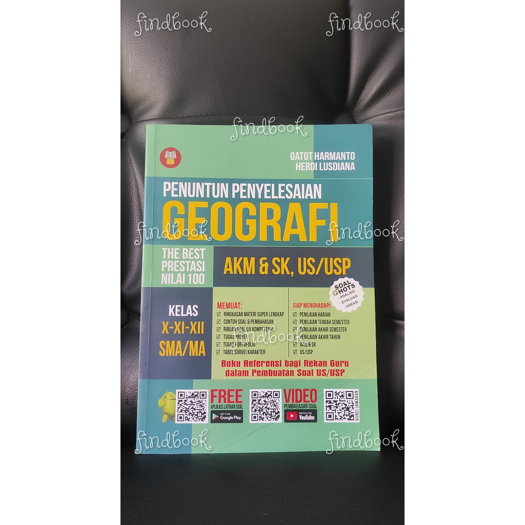 Penuntun Penyelesaian Geografi AKM & SK, US/USP SMA/MA Kelas 10-11-12
