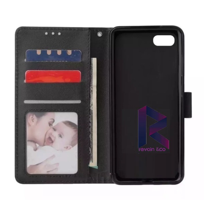 OPPO F3 CASING DOMPET FLIP WALLET LEATHER STANDING KULIT PREMIUM SARUNG BUKA TUTUP FLIP CASE OPPO F3