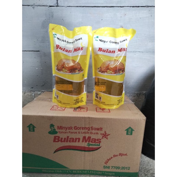 

minyak goreng 1 liter merk bulan mas