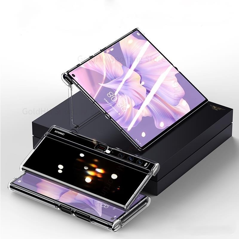 Casing Hard Case PC Transparan Lipat Anti Jatuh / Gores Untuk Huawei Mate Xs 2