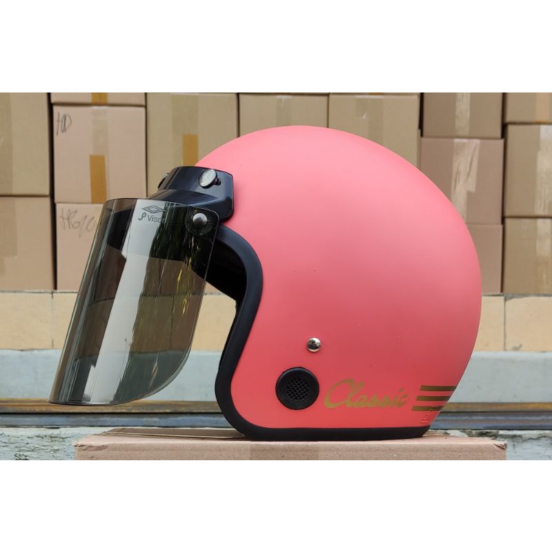 Helm Bogo Classic Helm Bogo Wanita Helm Retro SNI