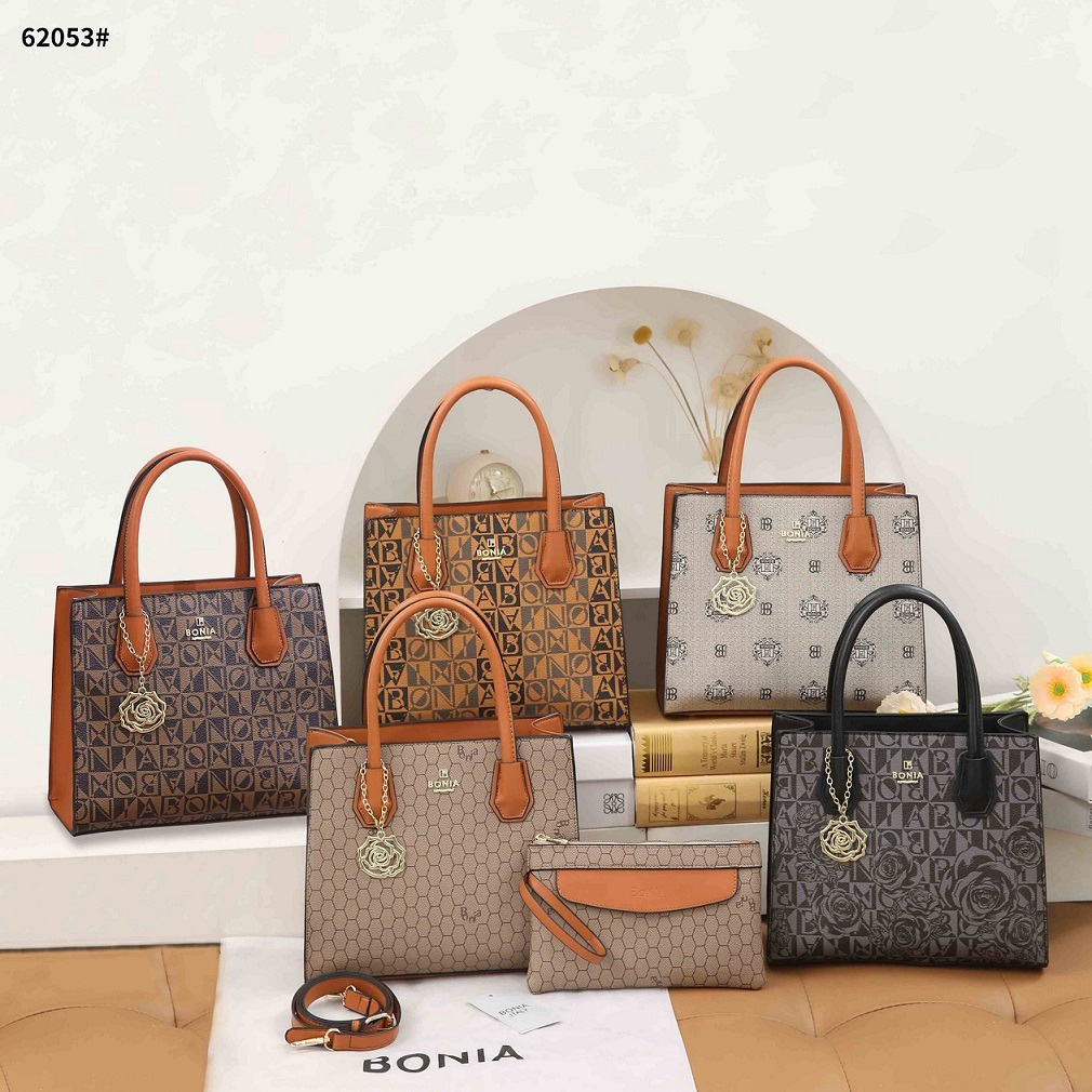 TAS WANITA BATAM IMPORT BONIA TOTE BAG SET 62053 KWALITAS SEMI PREMIUM