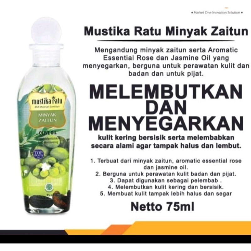 Mustika Ratu Minyak Zaitun Minyak Pijat 175 ml