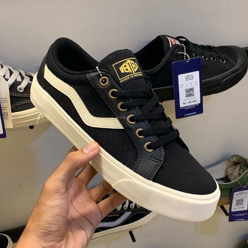 Ventela Republic Low Black Natural Original